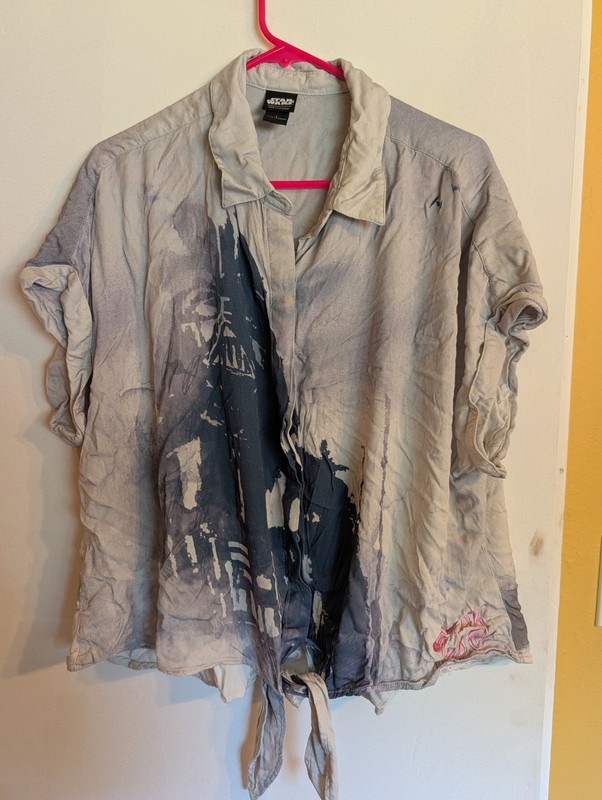 Star Wars Her Universe Vader Button Up Shirt