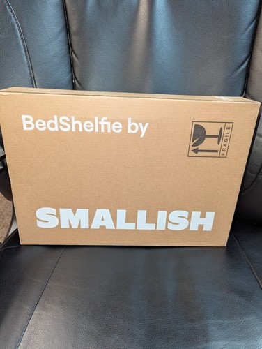 BedShelfie Smallish Nachttischregal Original Schwarz Bettregal Tablett Aufbewahrung