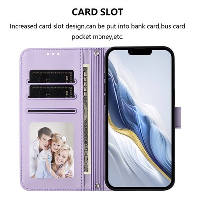 Handy Hülle für Oppo Find X8 X7 X6 Reno 14 13 12 11 9 Luxus Litschi Wallet Case