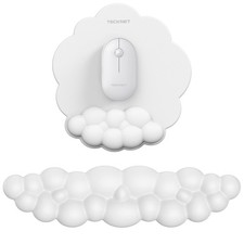 Cloud Mouse Pad with Wrist Rest, Ergonomic Cloud Wrist Rest with Non-Slip Bas...