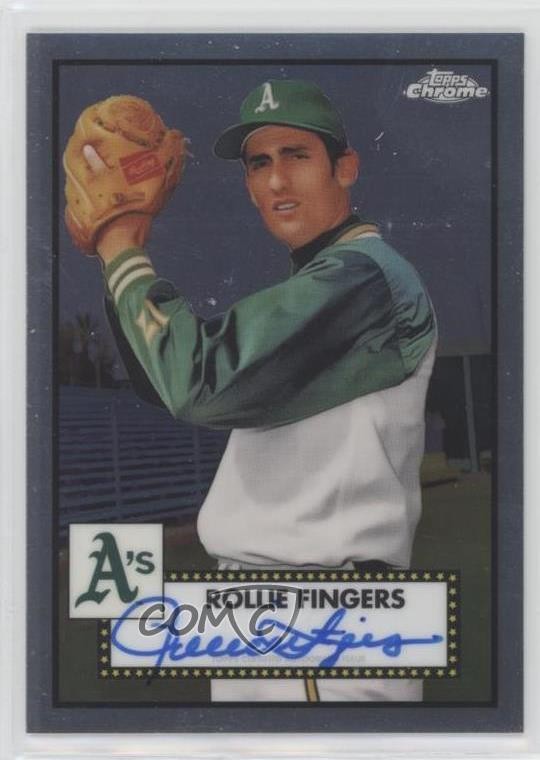 2021 Topps Chrome Platinum Anniversary Auto Rollie Fingers #PA-RF Auto HOF