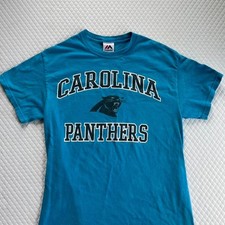 Carolina Panthers Vintage logo football sapphire color shirt VK18314