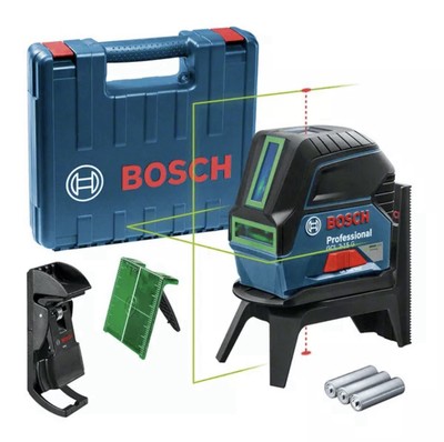 BOSCH PROFESSIONAL Laserwaage GCL 2-15 G grüner Laser Batterie und drehbarer Halter