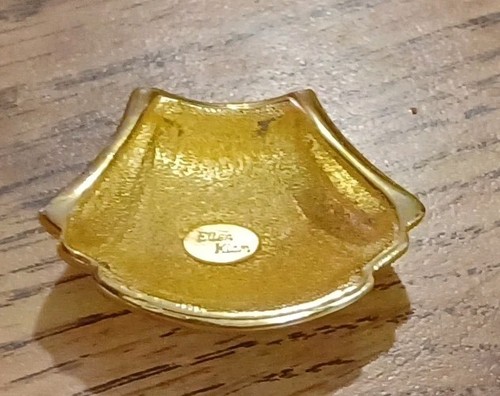 Colgante Deslizable Vintage Ellen Kiam Zafiro Azul y Estrás Transparente - Imagen 6 de 7