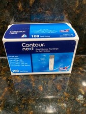 Contour Next Glucose Blood Test Strips 100 Count New SEALED Expired 01/31/2022