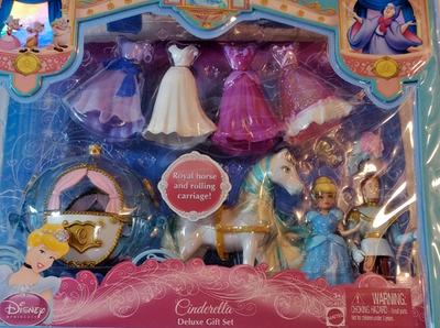 Disney Princess Mattel Cinderella Deluxe Gift Set Favorite Moments