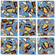 Scramble Squares Puzzle Carousel Ponies
