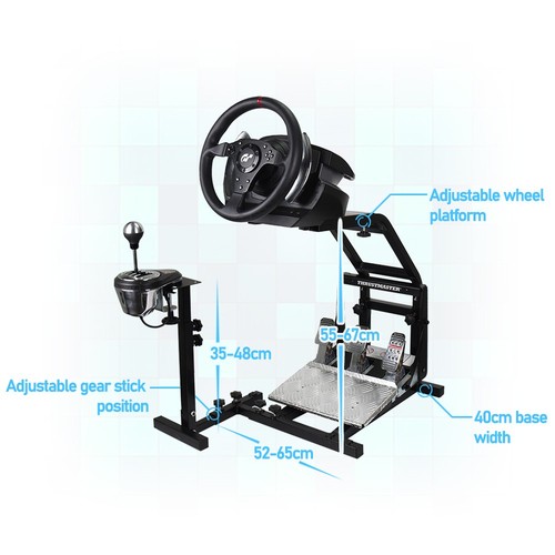Racing Simulator Wheel Stand Cockpit Pro Racing LOGITECH THRUSTMASTER FANATEC - Picture 7 of 8