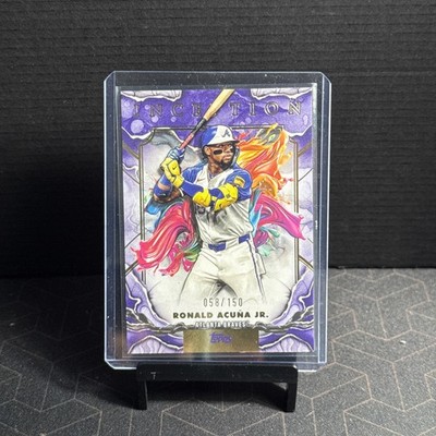2025 Topps Inception Ronald Acuna Jr. Purple /150 Atlanta Braves #71