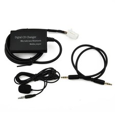 Car Radio Audio Adapter Bluetooth AUX Cable Handsfree Fit For 2005-2011 Toyota