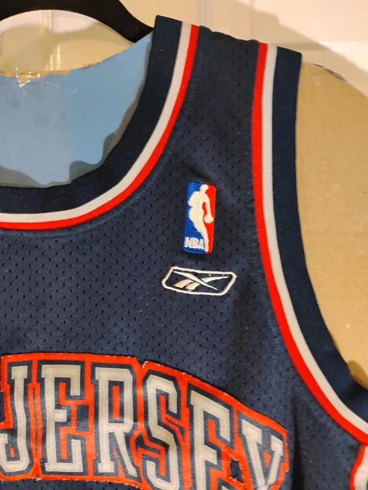 Camiseta Jason Kidd Auténtica New Jersey Nets Vintage Reebok #5 Talla M Foto 4 de 4