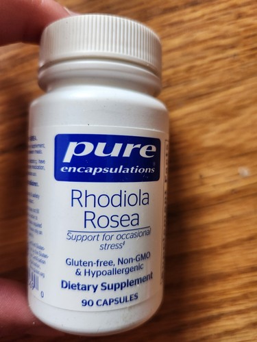 PURE ENCAPSULATIONS - Rhodiola Rosea , 90 Caps - EXP : 12 /2026 - Picture 2 of 4