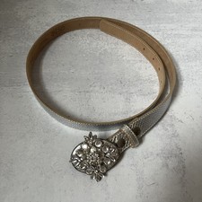 Cache Leather Belt Silver Large 5298