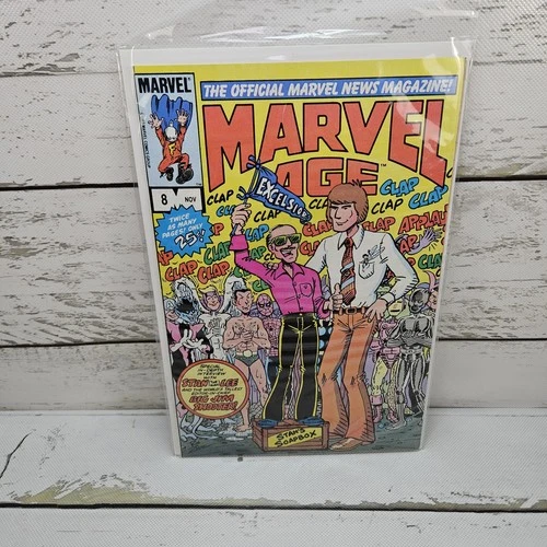 Marvel Comics Marvel Age #8 1983 Vol. 1 Vintage Comic Book Sleeved Boarded