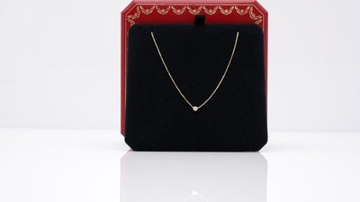 Cartier d Amour Halskette (Diamants Légers) Mini Modell    18k Gold & Diamant