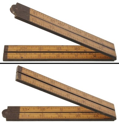 Unused Simmons Hdwe. ''Keen Kutter'' No. K620 Boxwood Folding Rule - mjdtoolparts