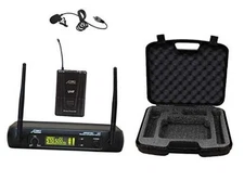 Audio 2000S S6073M UHF Wireless Lavalier Microphone System with Balanced XLR 