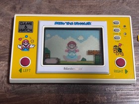 Nintendo Game & Watch Mario the Juggler Tested Working Box Manual Japan Vintage