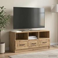 Tv-SchräNk 102 X 34,5 X 47 Cm Artisan-Eiche Holzwerkstoff