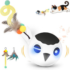 Cat Toys, Interactive Kitten Toys Indoor Cats, USB Rechargeable Electronic Smart