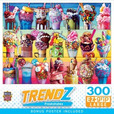 MasterPieces - Trendz - Freakshakes 300 Piece EZ Grip Jigsaw Puzzle complete