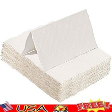 Handmade Textured Cotton Watercolor Paper 50 Sheets Deckled Edge Craft Art New