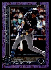 2025 Topps Purple Holo Foil #157 Jesus Sanchez Miami Marlins 009/250