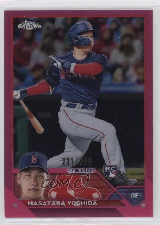 2023 Topps Chrome Magenta Refractor 211/399 Masataka Yoshida #167 0xh3