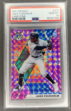 PSA 10 - Jazz Chisholm (RC) - 2021 Panini Mosaic - #243 Pink Camo Mosaic Prizm