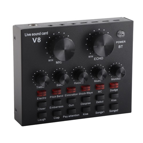 Live Broadcast Sound Card 112 Kinds Of Electric Sound Support For Dual Mob BUU - Afbeelding 5 van 12