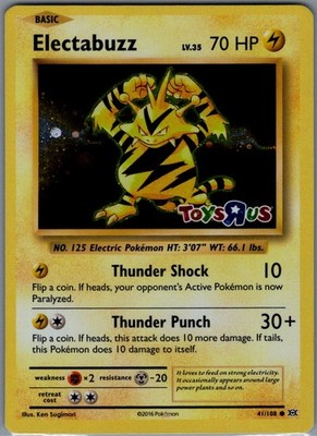 Electabuzz - 41/108 (Toys R Us Promo) Promo Holo XY Evolution 041/108 NM
