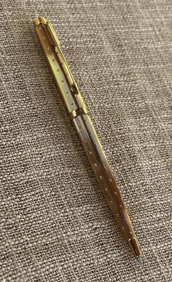 "Mint" NOS Parker 75 Ballpoint Pen, Place Vendome Series, Perle' Model in Gold - Image 3 of 4