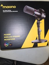 New Maono PD200W Hybrid Wireless Dynamic Microphone