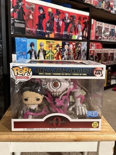Funko Pop Jujutsu Kaisen 0 Rika & Yuta Okkutsu GITD Gamestop Exclusive 2321