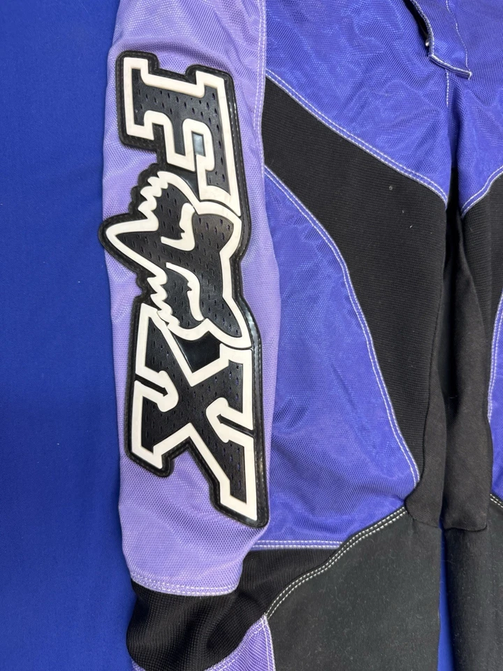 Pantalones de motocross FOX Racing 360 vintage púrpura negro 36 hechos en Corea Foto 2 de 4