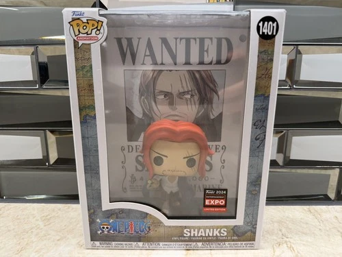 Funko Pop One Piece Wanted Poster Shanks 2024 Entertainment Expo Exclusive 1401
