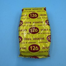 VTG 126 Film Roll Color Negative Cartridge Sealed Foil Made in Germany Expired