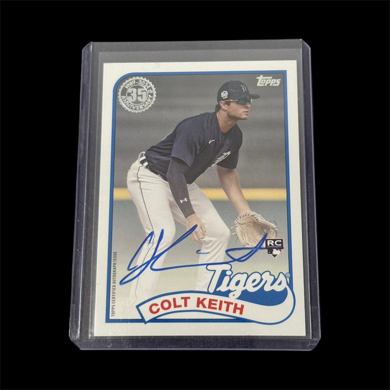 COLT KEITH 2024 Topps Update 1989 35th Auto Rookie RC Detroit Tigers #89BA-CKE