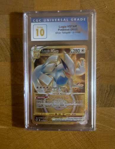 CGC 10 PRISTINE Lugia VSTAR 211/195 Silver Tempest Secret Rare Pokemon 2022