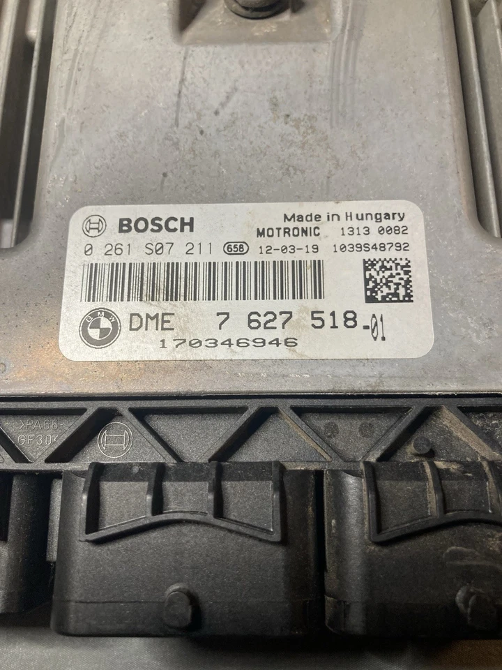 Módulo informático motor Mini Cooper 2011 2012 ECM unidad ECU P: 7 627 518 ¡OEM! Foto 2 de 4