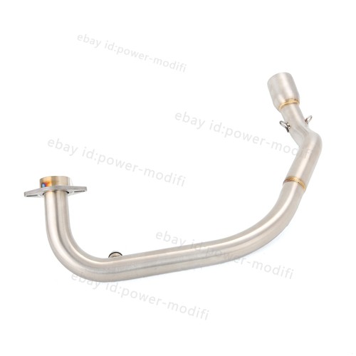 51MM For CF-Moto ST125 Full Exhaust System Header Pipe Slip On Black Mufflers - Picture 12 of 12