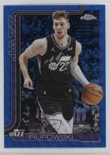 2025-26 Topps Chrome Blue Wave Refractor 31/150 Kyle Filipowski #213 1g37