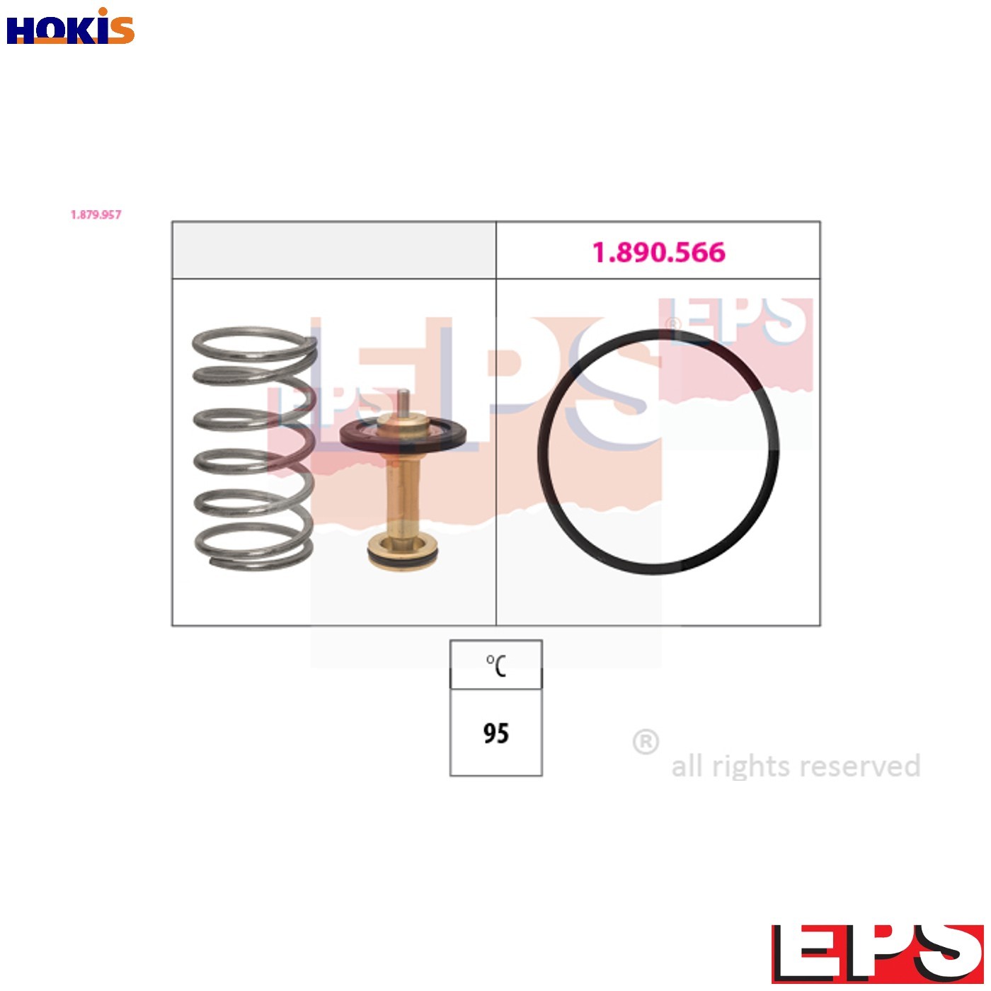 THERMOSTAT COOLANT 1.879.957 FOR NISSAN ROGUE/SPORT/II/SUV QASHQAI/Wagon 1.7L