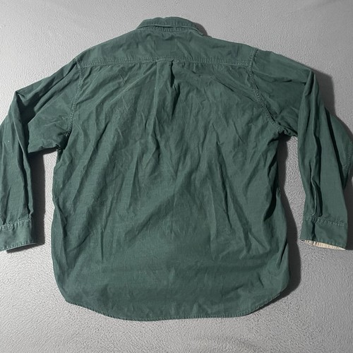Vintage BROWNING Hunting Shirt XL Green Button Up Shooting Outdoor Corduroy - Picture 3 of 6