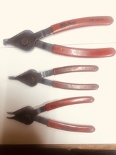 Lot Of 3 Blue-point Pr12a Pr1245apr349a Snap Ring Pliers