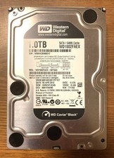Excellent Condition Western Digital WD Caviar Black WD1002FAEX 3.5-inch HDD 1TB