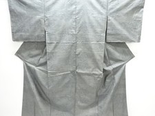 7669658: JAPANESE KIMONO / OSHIMA TSUMUGI / WOVEN ABSTRACT