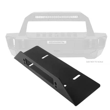 Go Rhino Black Winch Rockline Bumper Fairlead Mount Plate for Wrangler 332000T