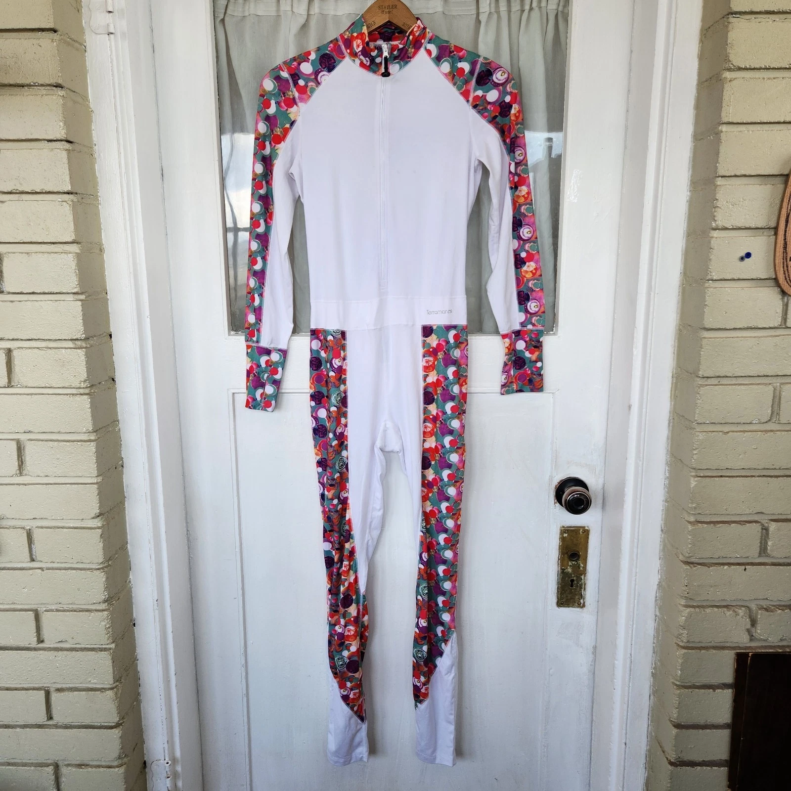 Terramar Climasense Base Layer Jumpsuit Womens S Union Suit PJs Long Underwear