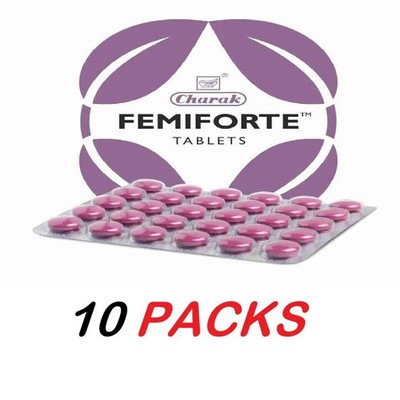 10 X Charak ayurveda Femiforte 300 Tablets For Women Health Exp 2028